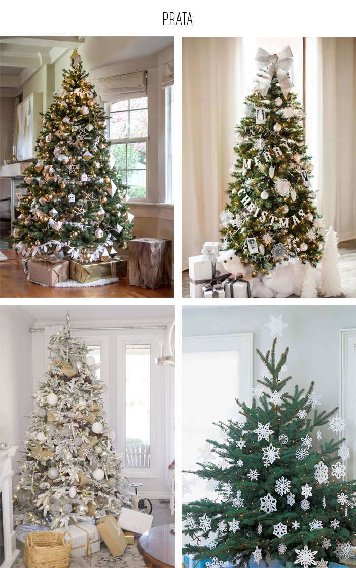 prata e dourado ou dourado e vermelho natal