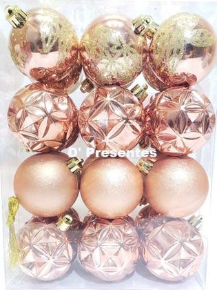 ideias decoração natal rose gold para sua casa