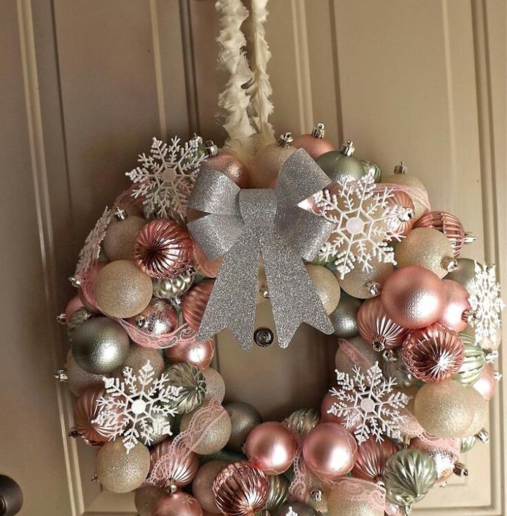 como não errar na decoração natal rose gold