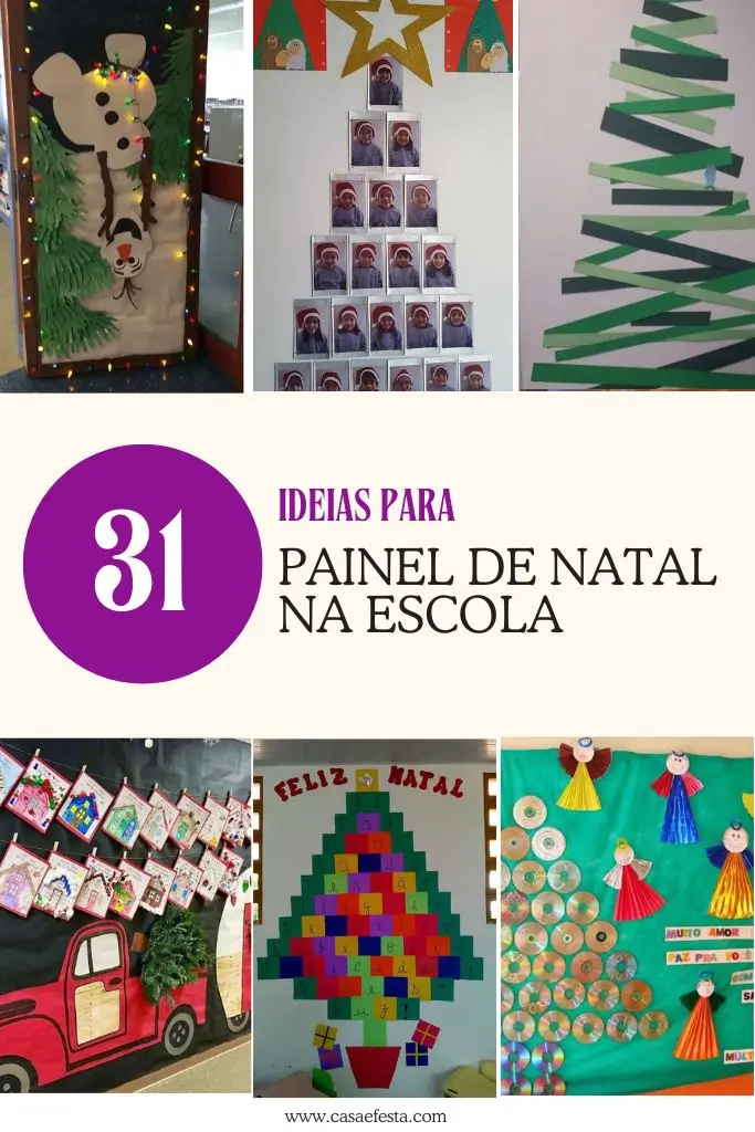 decoração de natal simples escola vs decoração elaborada