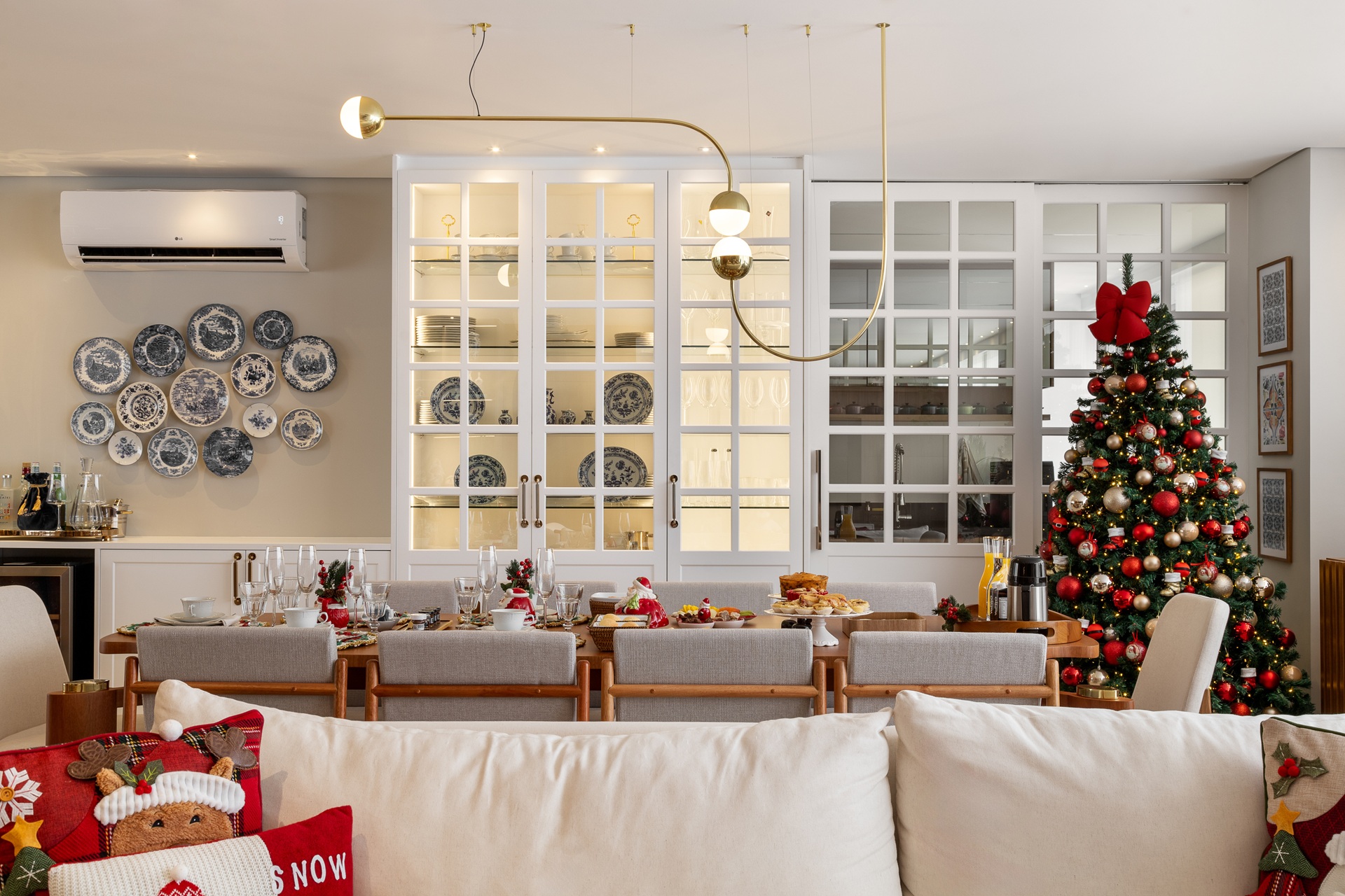 decoração de natal simples para sala