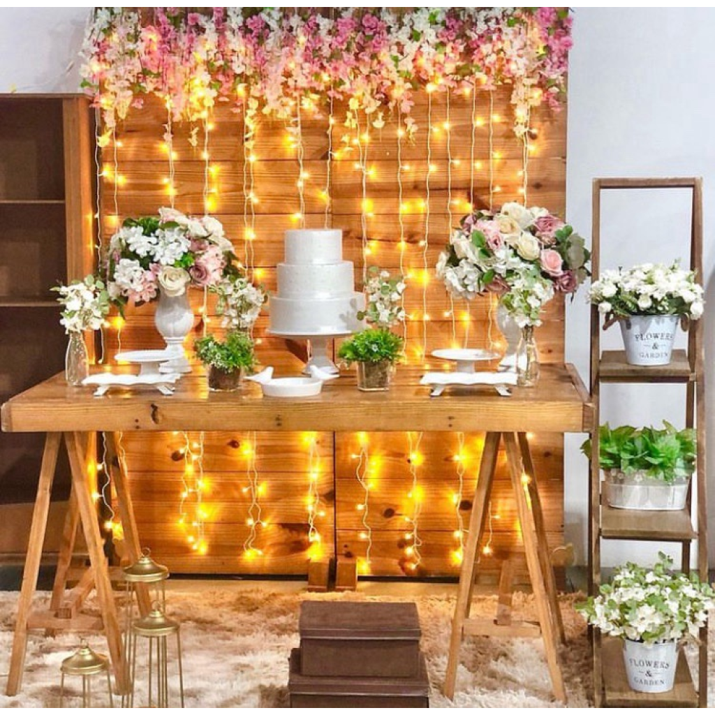 decoração de noivado
