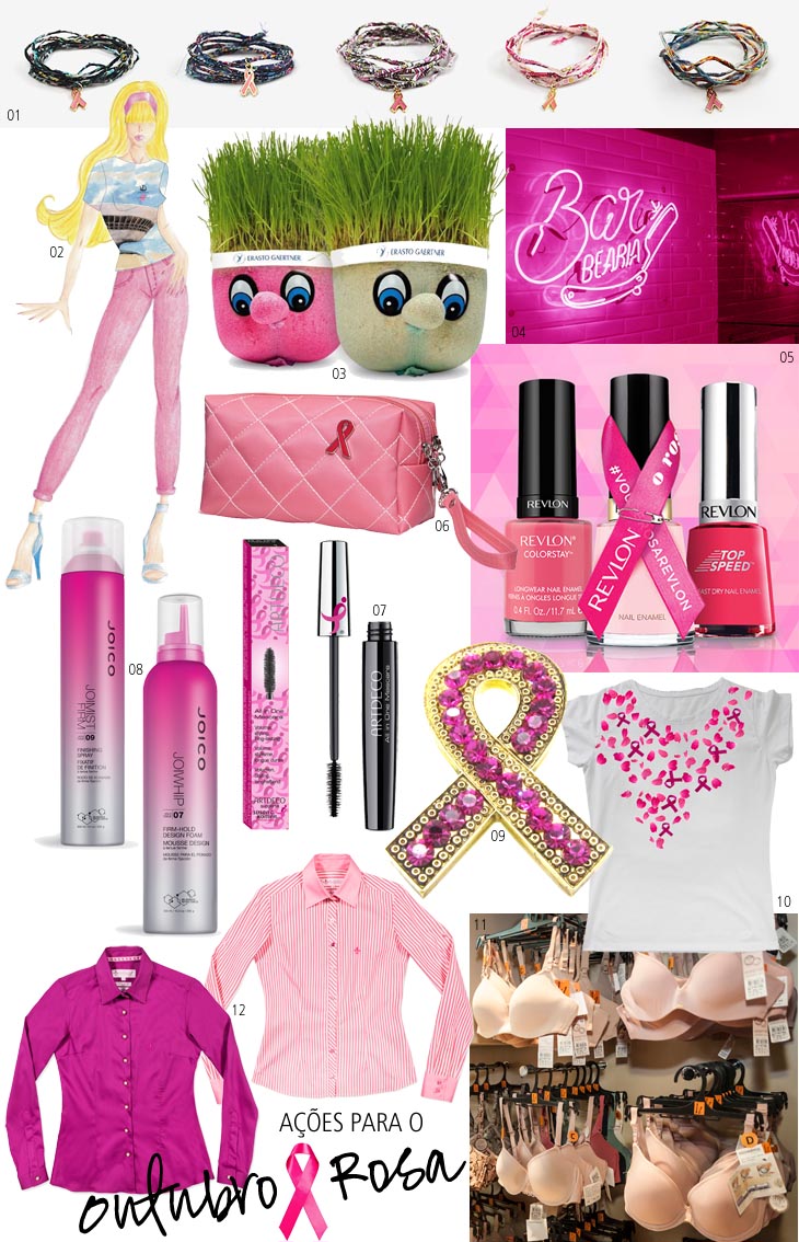 decoração de outubro rosa