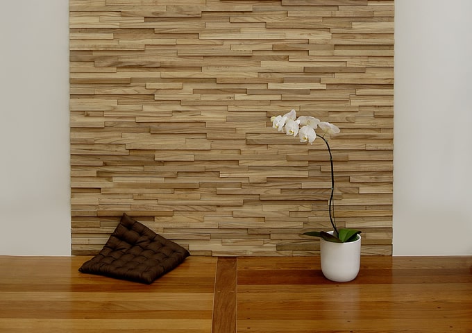 DIY decoração parede madeira