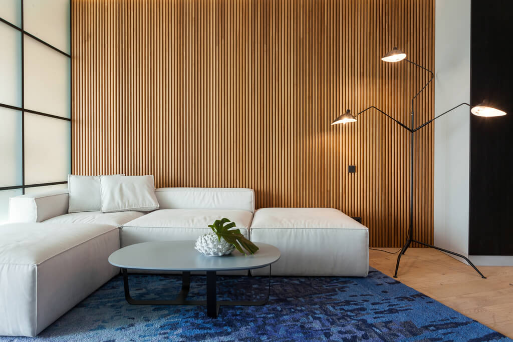 decoração sala de estar madeira
