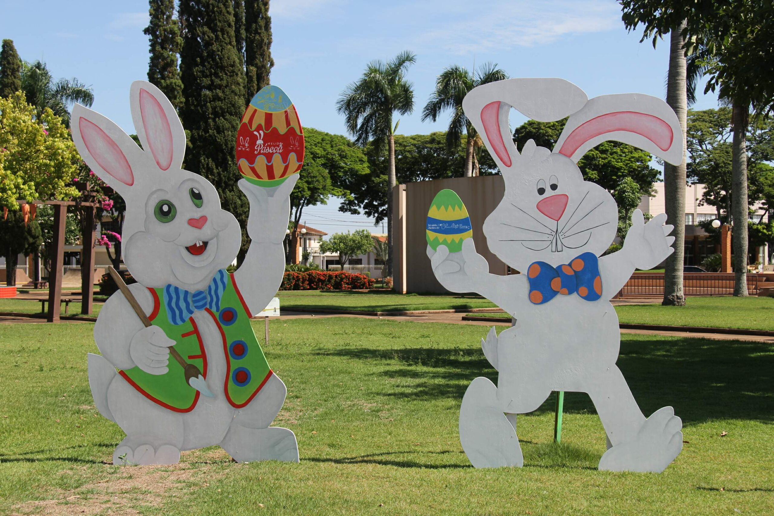 decoração de pascoa para empresa