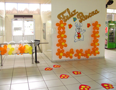 decoração de pascoa para empresa