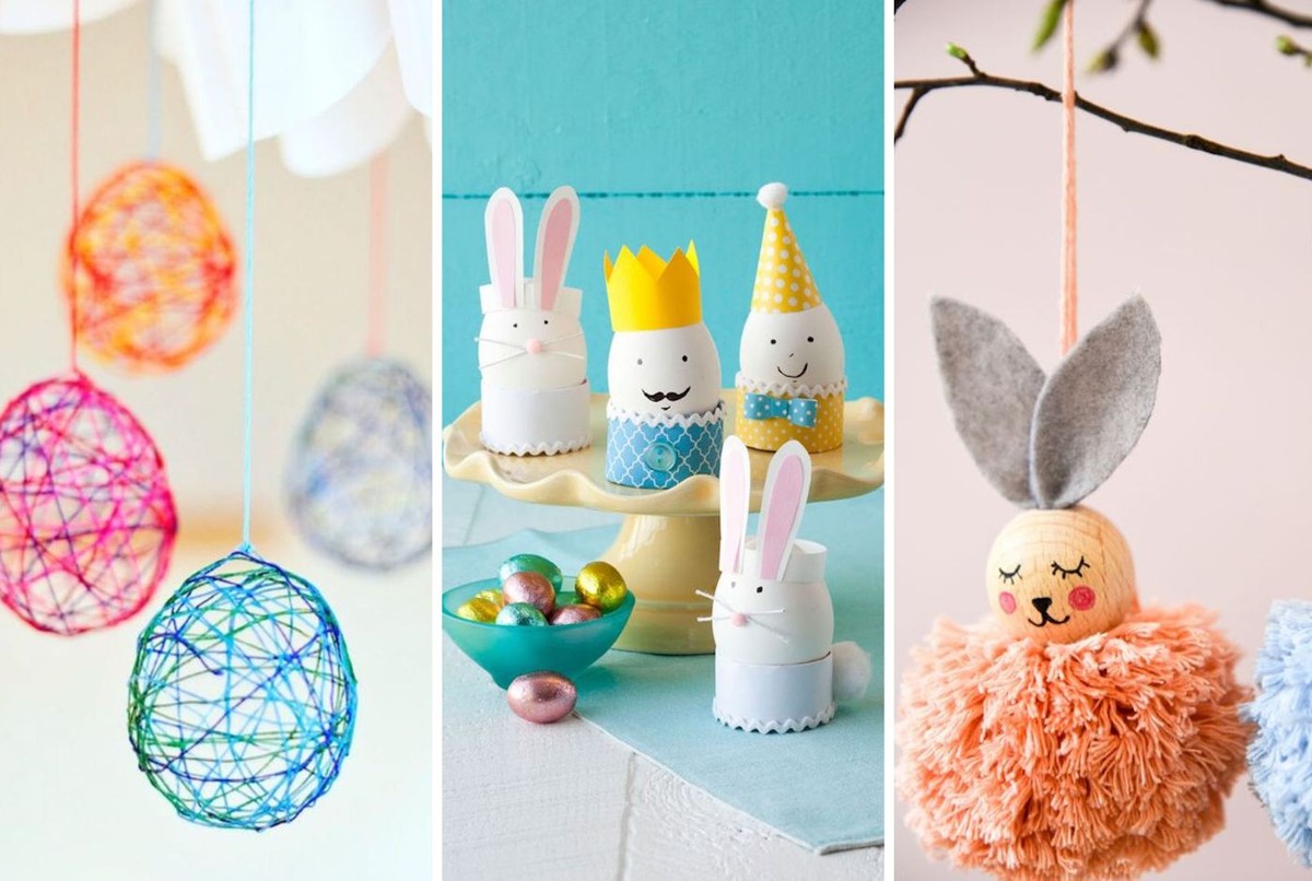 decoração de páscoa simples e barata