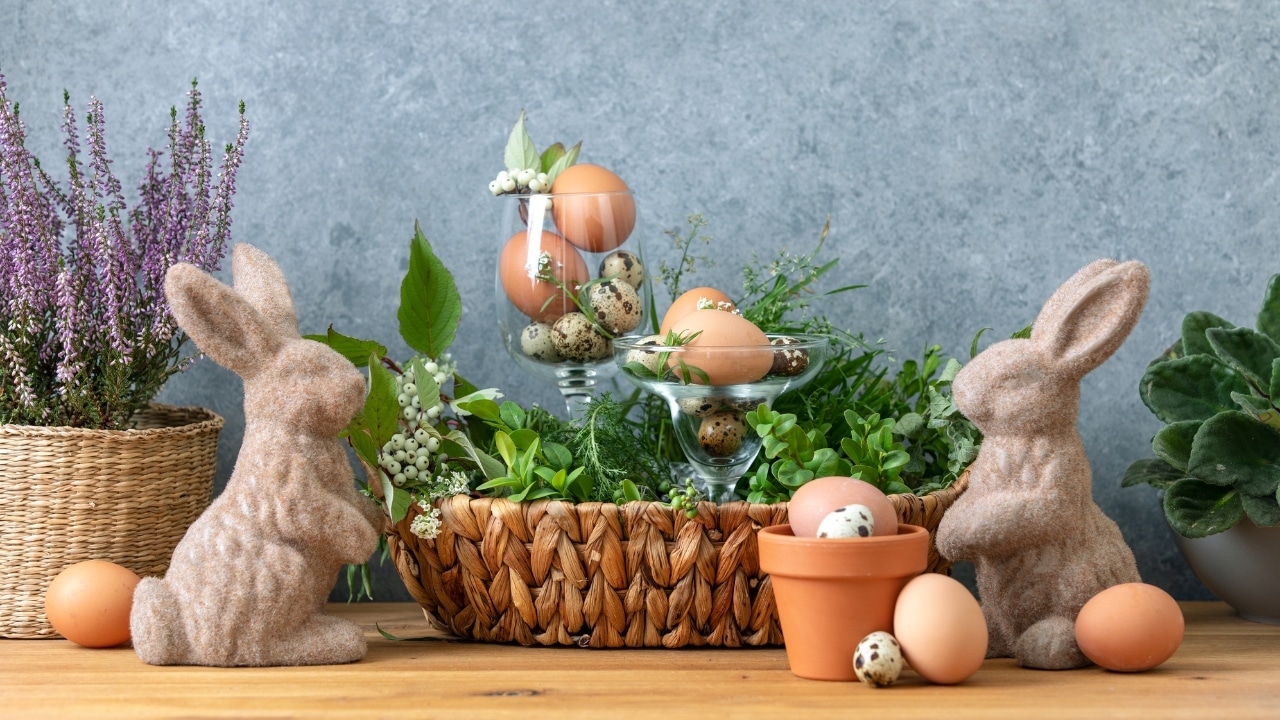 decoração de páscoa simples e barata