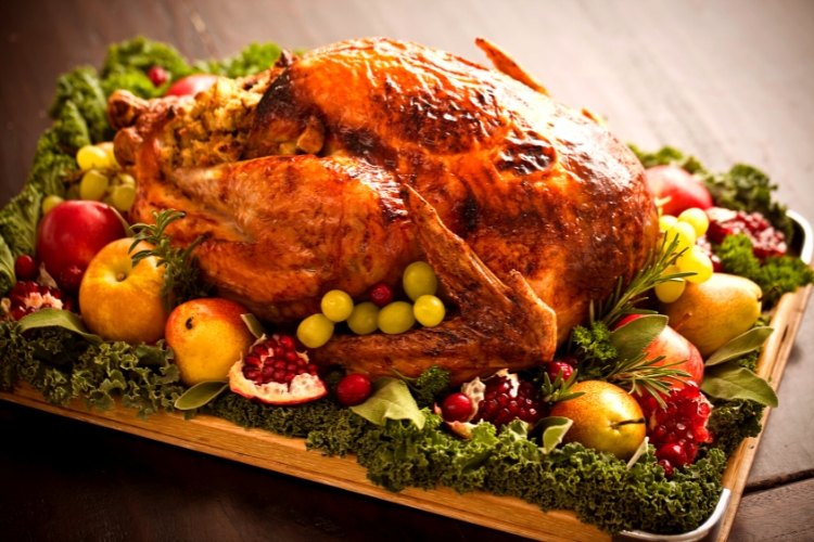 decoração de peru para o natal