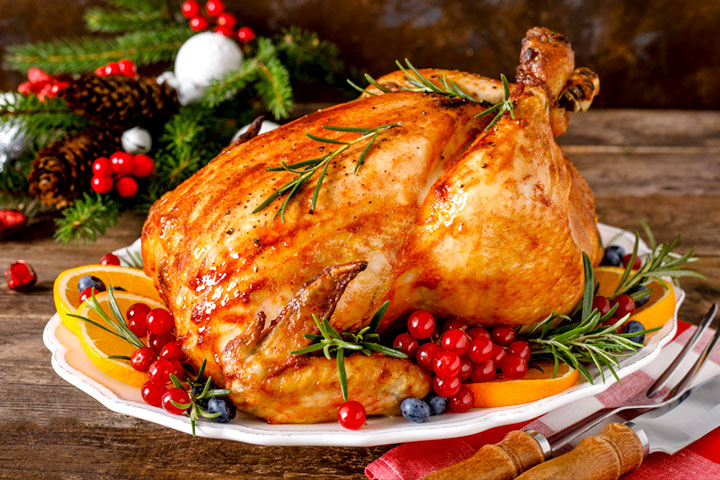 decorar peru de natal barato e elegante