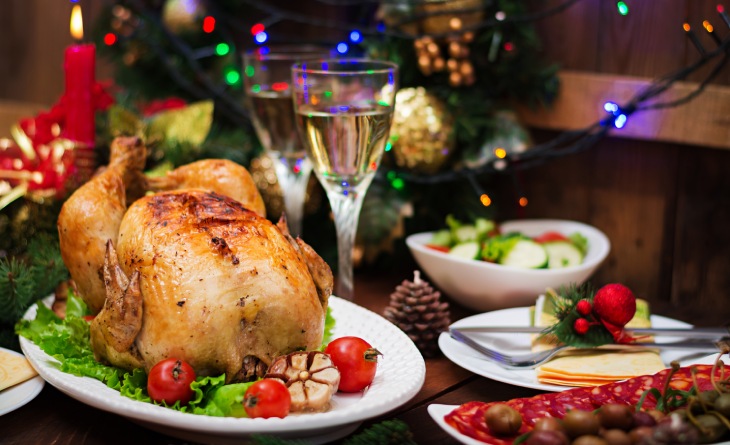 peru de natal decorado com frutas ou vegetais qual melhor