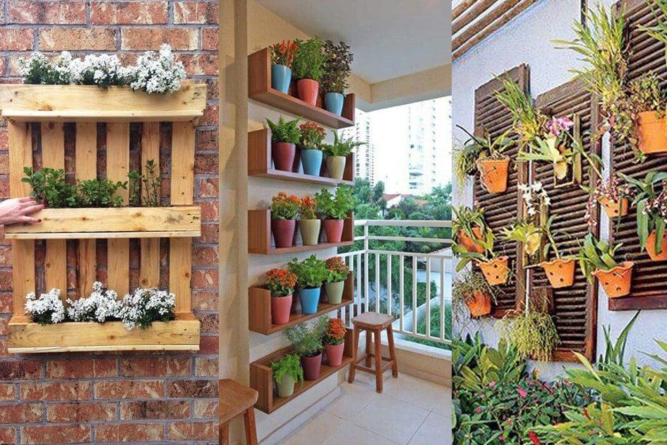 decoração de planta na parede