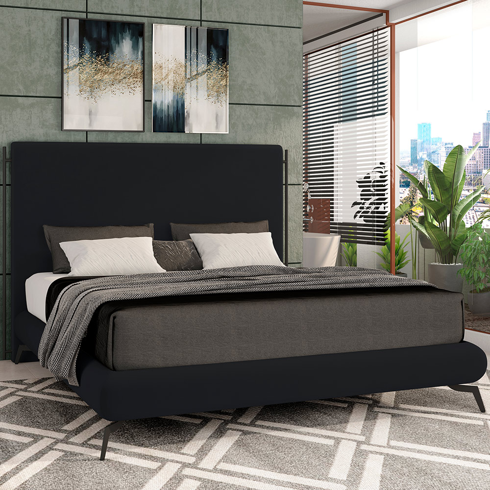 ideias de decoração quarto com cama de ferro