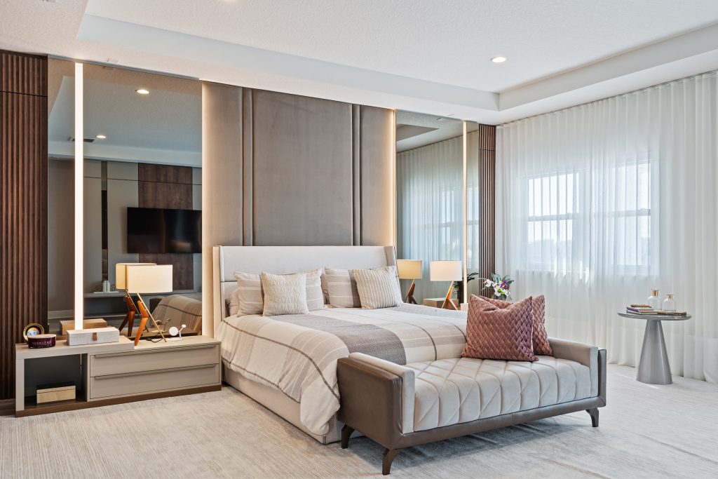 decoracao de quarto de casal clean