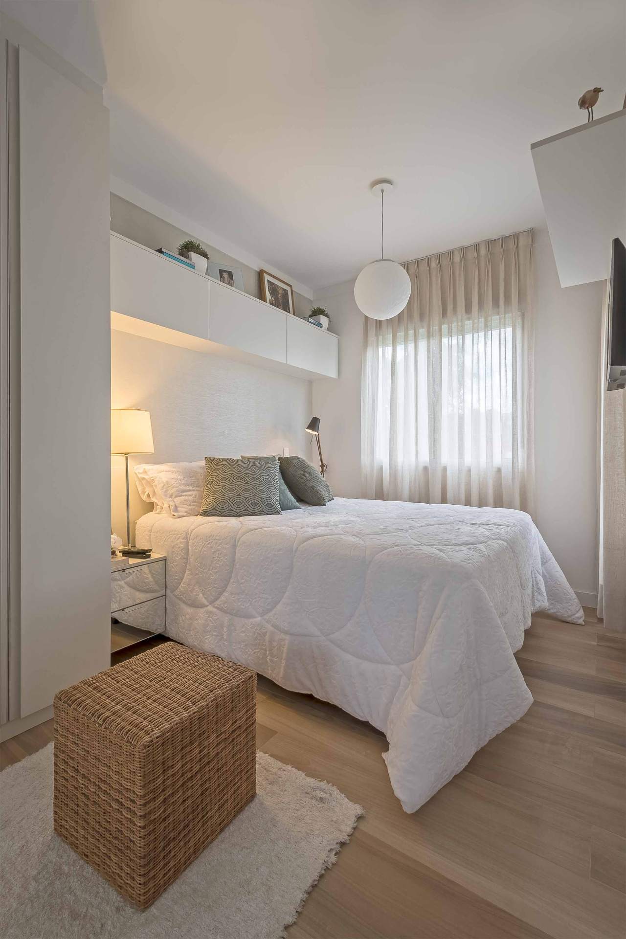 decoração de quarto de casal pequeno