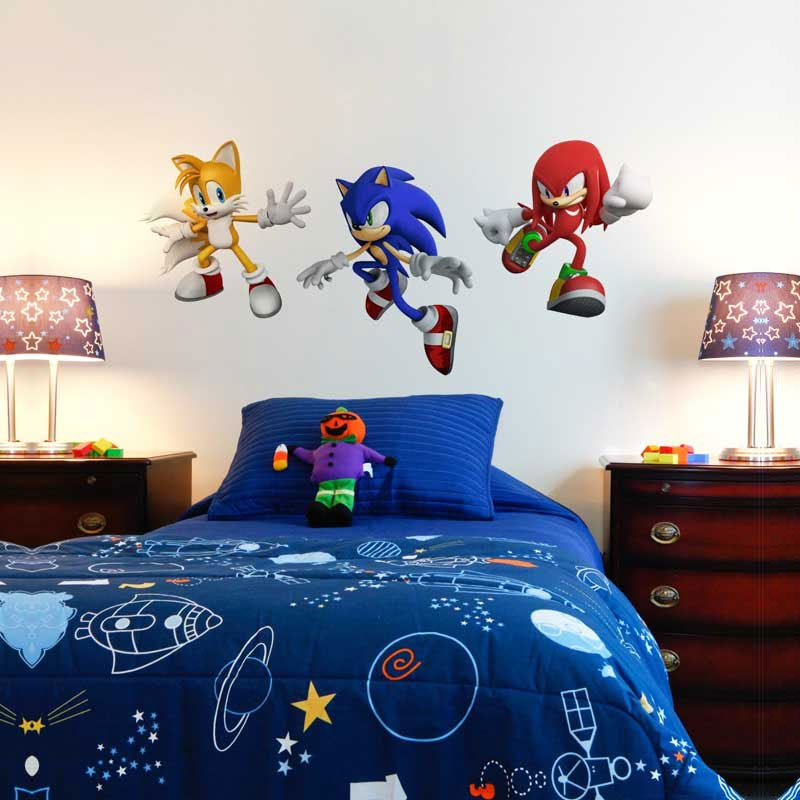 decoração de quarto do sonic