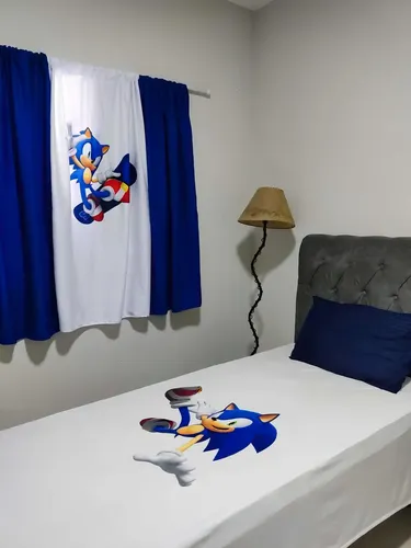 ideias criativas para decorar quarto do sonic
