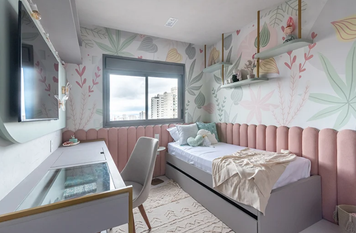 decoração de quarto feminino