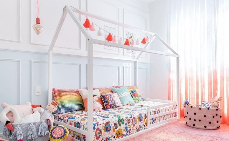 decoração de quarto infantil feminino simples e barato