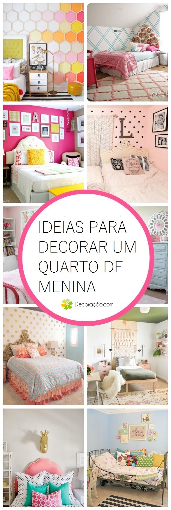 ideias criativas quarto infantil feminino pequeno