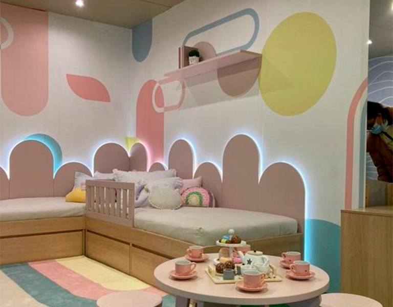 decoração de quarto infantil feminino simples e barato pequeno