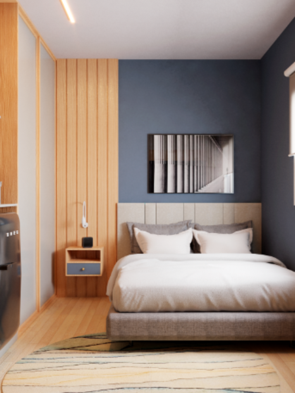 decoração de quarto masculino simples