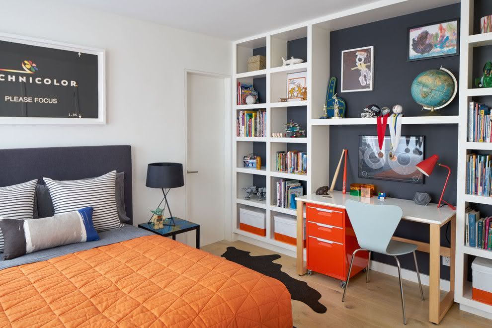 como decorar quarto adolescente masculino barato