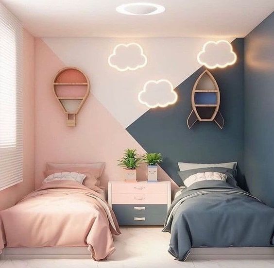 decoração de quarto menino e menina