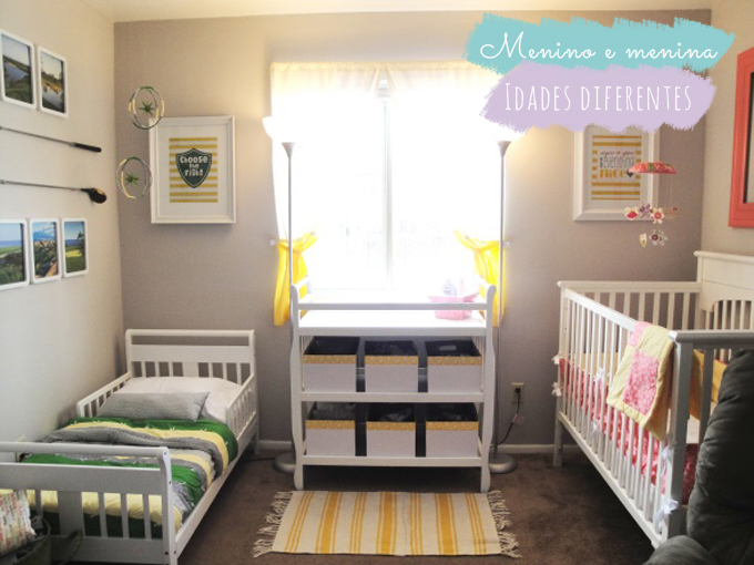 decorar quarto menino menina gastando pouco