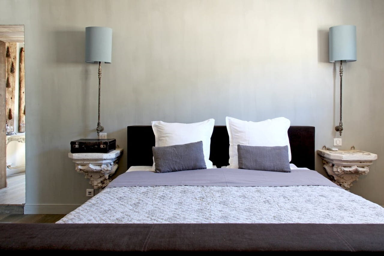 ideias de quarto preto e branco moderno