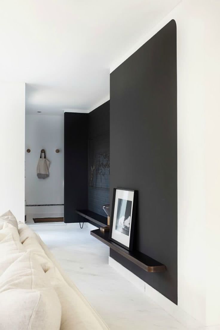 ideias de quarto preto e branco moderno