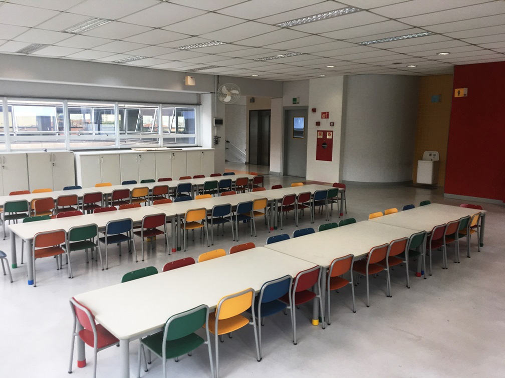 decoração de refeitório infantil
