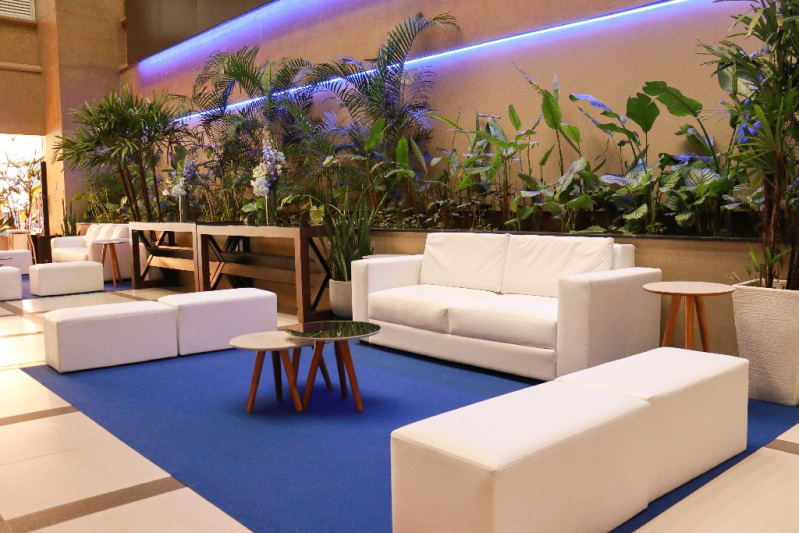 decoração altar palco retiro jovens