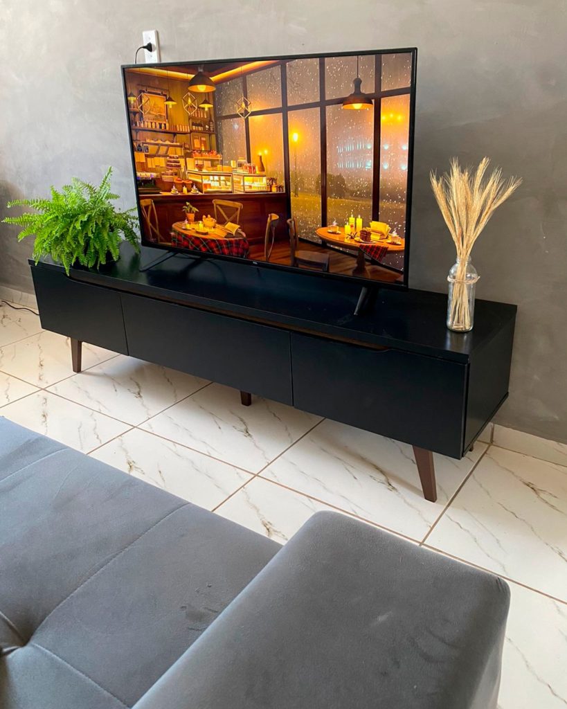 preço médio rack preto sala