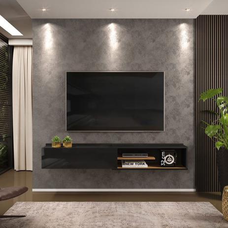 erros comuns ao decorar sala com rack preto