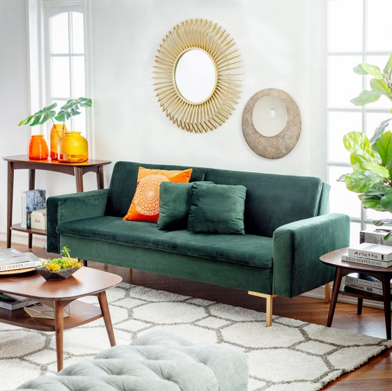 sofá verde escuro ou cinza qual escolher