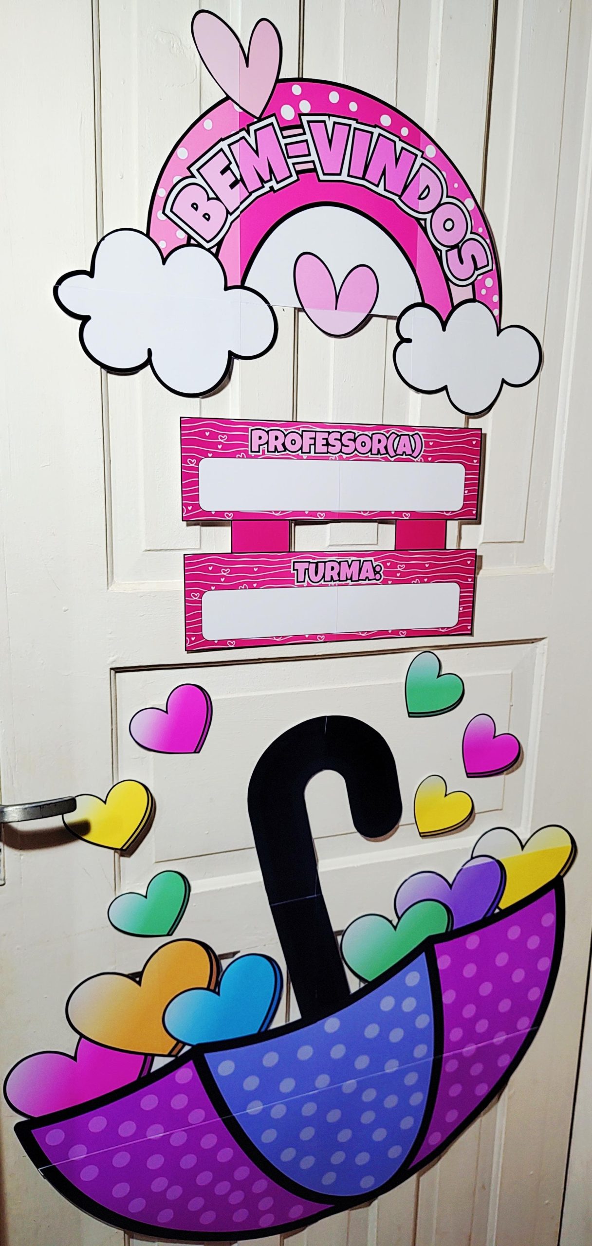 Organização da Sala de Aula: Kits Pedagógicos Tema Chuva de Amor