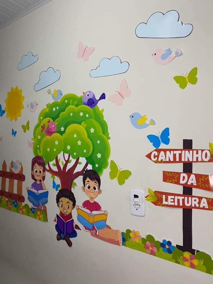 decoração de sala de aula tema jardim