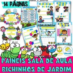 decoração sala de aula tema jardim barata