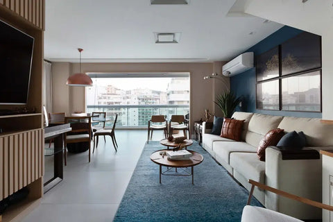 decorar sala de estar e jantar juntas com pouco dinheiro