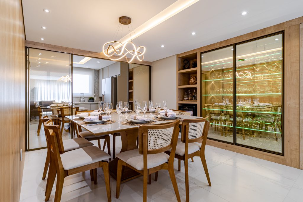 decorar sala de estar e jantar juntas com pouco dinheiro