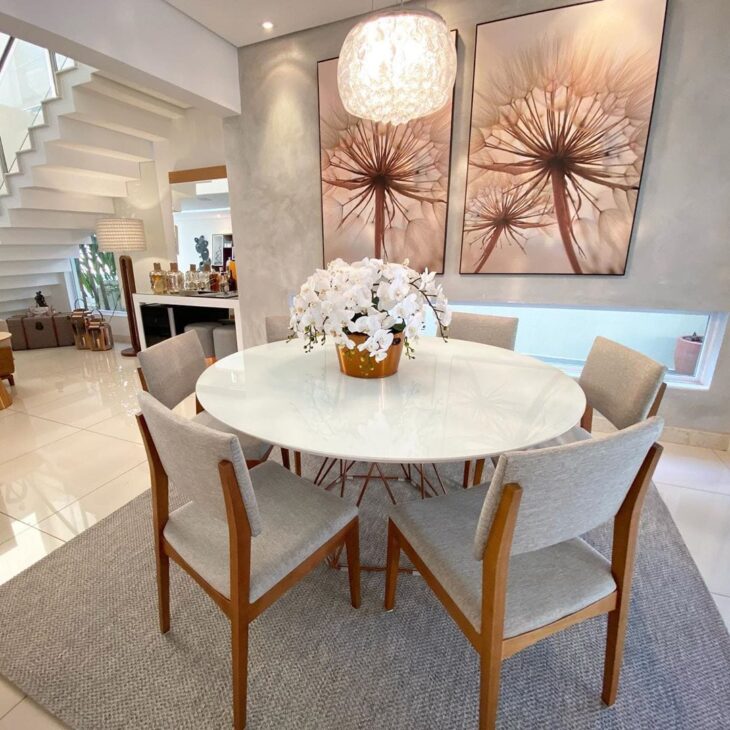 decoração de sala de jantar