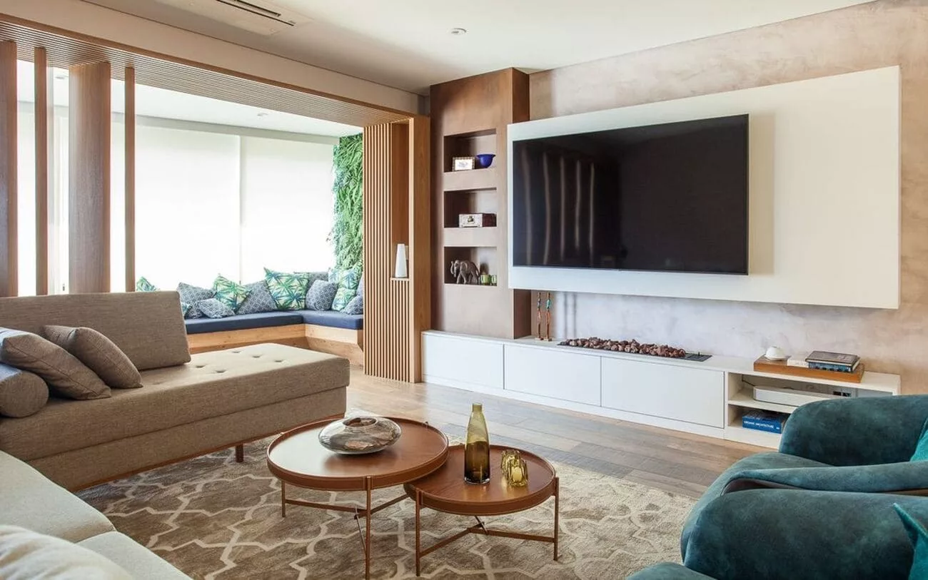 painel de tv mdf vs painel de tv ripado