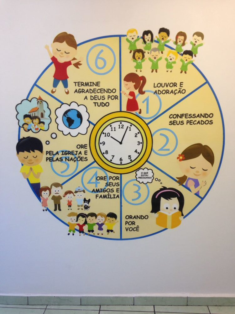 melhores materiais decoração sala infantil igreja eva ou tecido