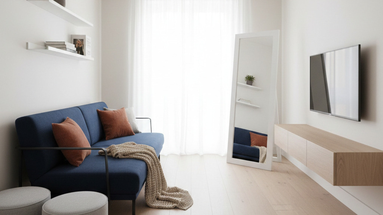 poltrona ou pufe sala pequena