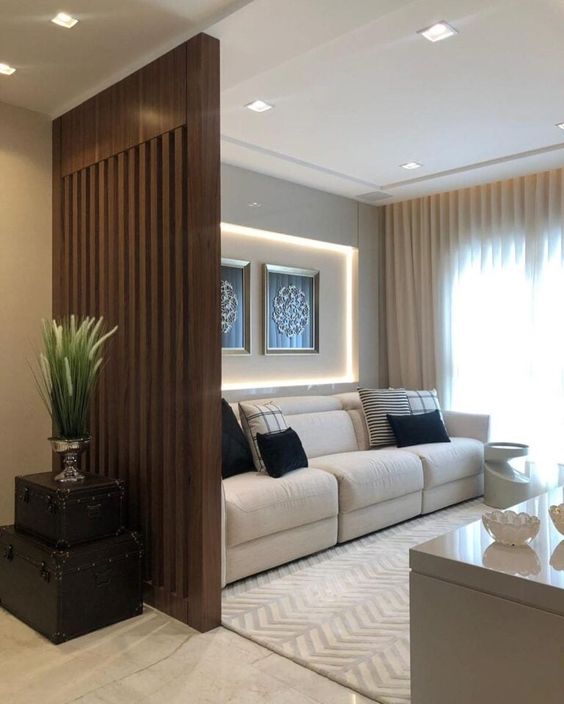 Iluminação estratégica para salas pequenas