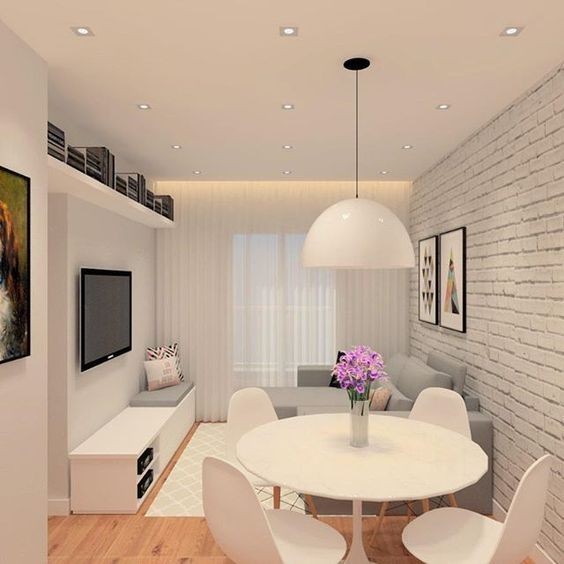 O uso de espelhos para ampliar salas pequenas