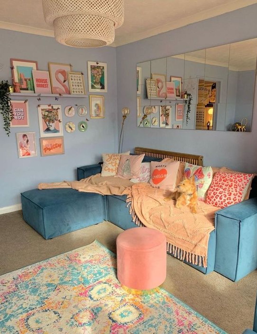 decoração de sala simples e barata