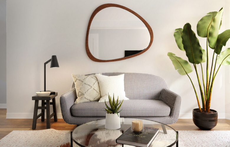 decoração de sala simples e barata